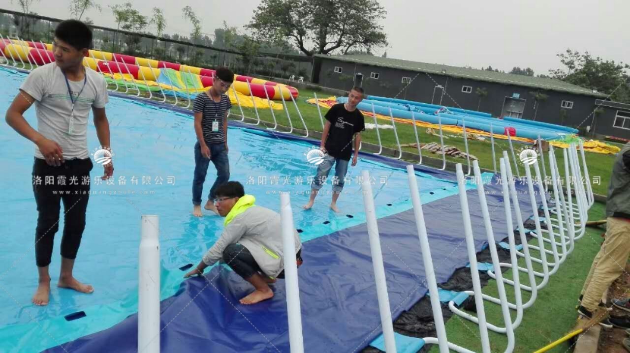 华南热作学院支架游泳池