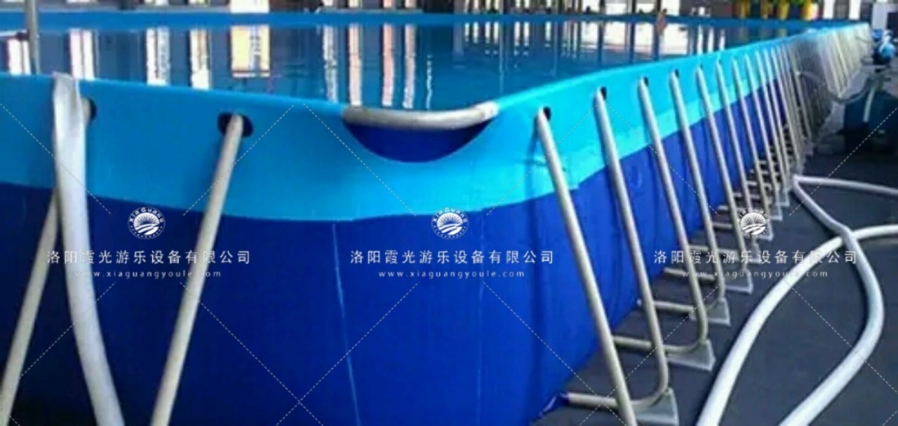 华南热作学院支架移动游泳池